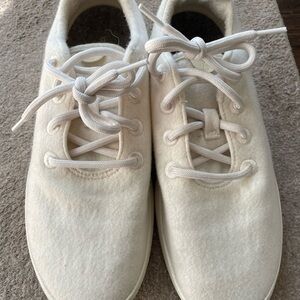 Allbirds Wool Cruiser Off White Lace-Up Sneakers